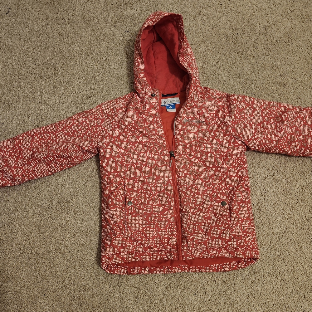 Columbia Red Hooded Jacket